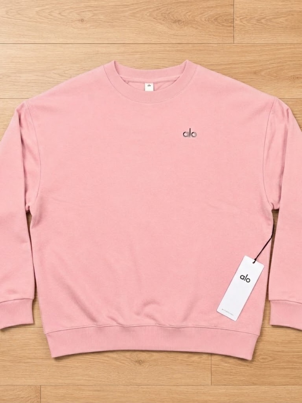 ALO Yoga Crewneck Sweatshirt in Pink